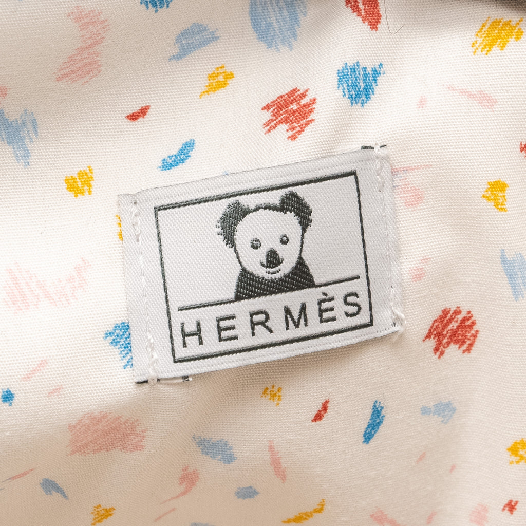 HERMES PASSE-PASSE NAPPY BAG COTTON NATUREL SHW