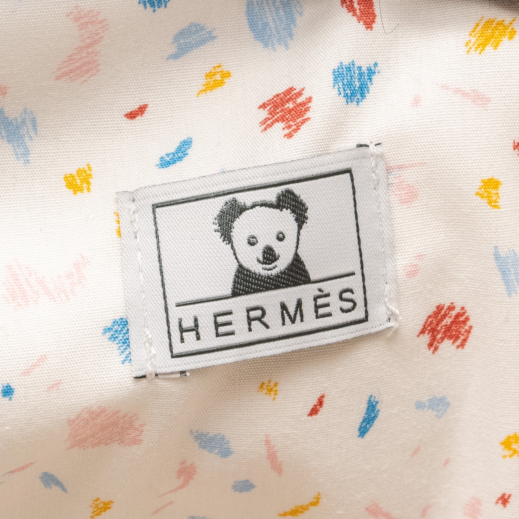 HERMES PASSE-PASSE NAPPY BAG COTTON NATUREL SHW