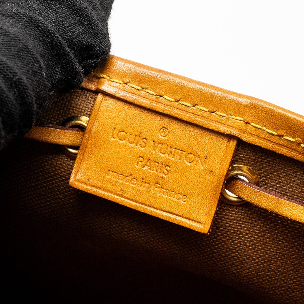 LOUIS VUITTON NANO NOE MONOGRAM CANVAS GHW