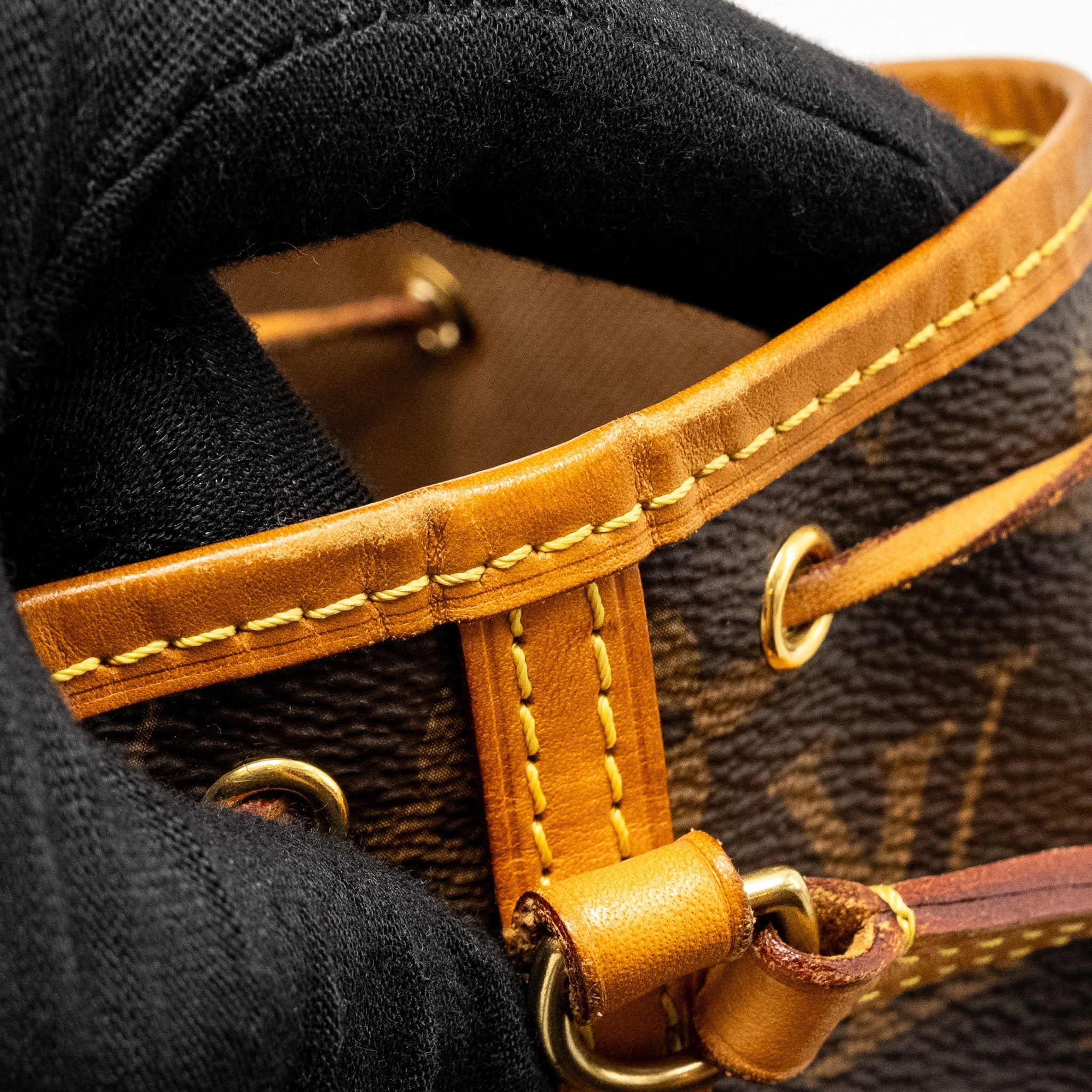 LOUIS VUITTON NANO NOE MONOGRAM CANVAS GHW