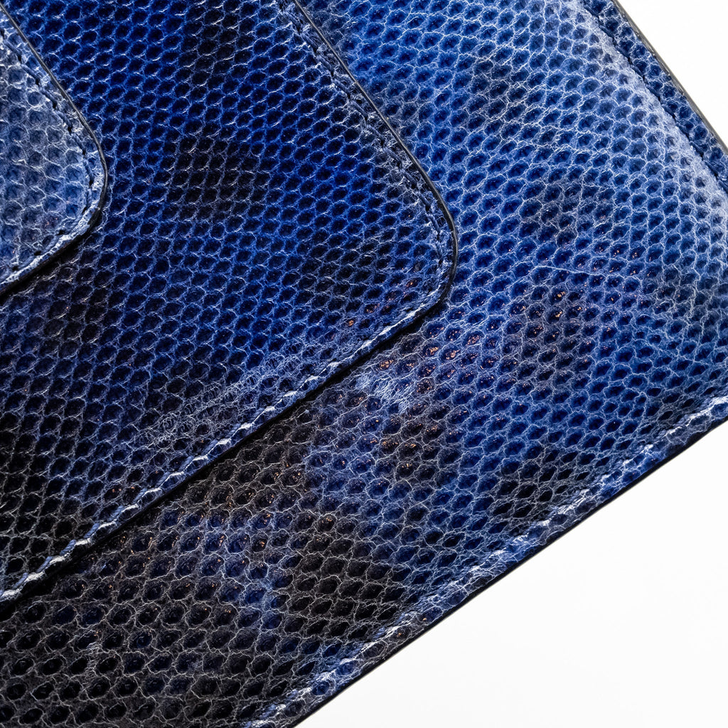 BVLGARI SERPENTI SHOULDER BAG KARUNG SKIN DARK BLUE LGHW