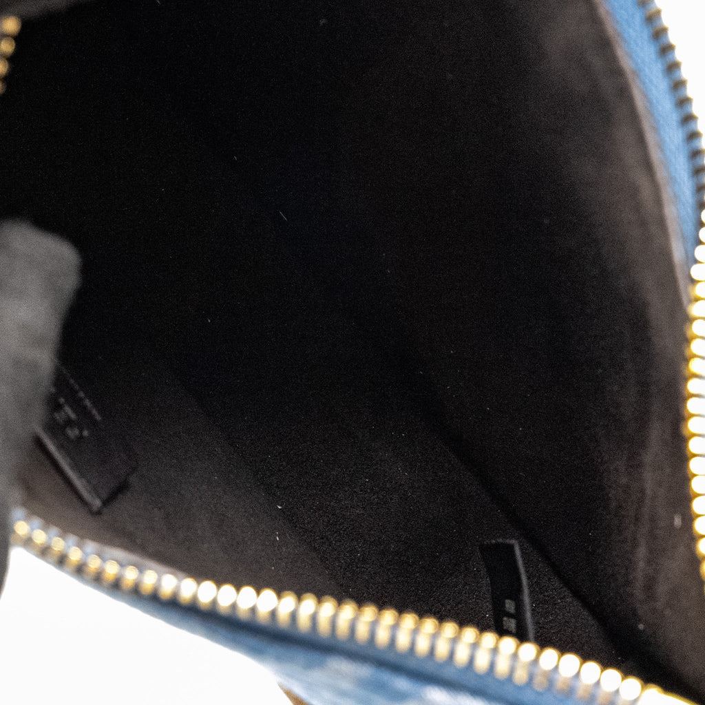 FENDI MINI FENDESSENCE BAG DENIM BLUE GHW