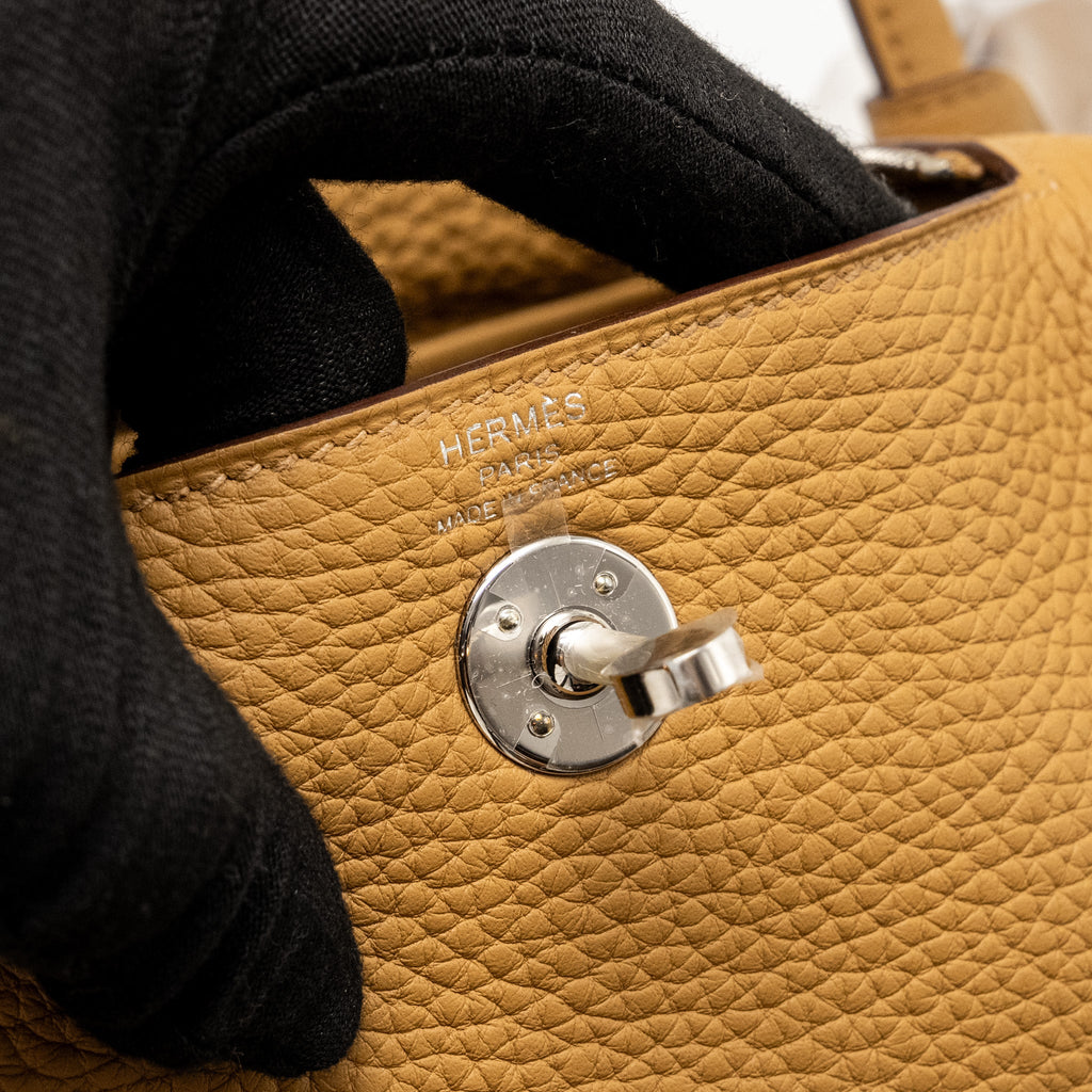 HERMES MINI LINDY CLEMENCE BISCUIT SHW