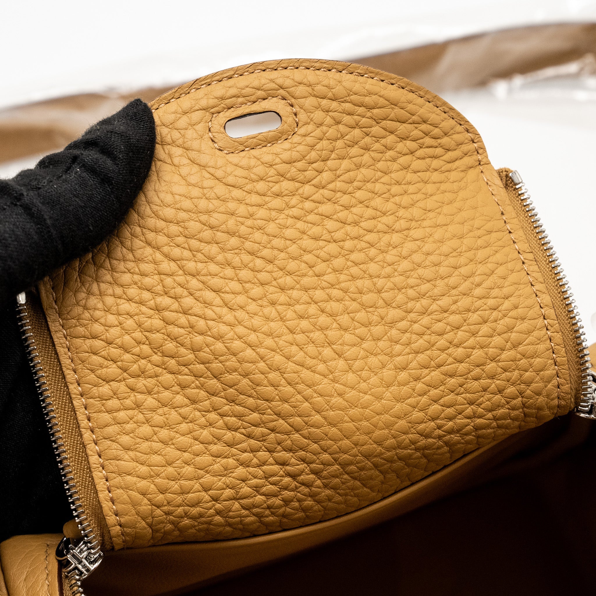 HERMES MINI LINDY CLEMENCE BISCUIT SHW