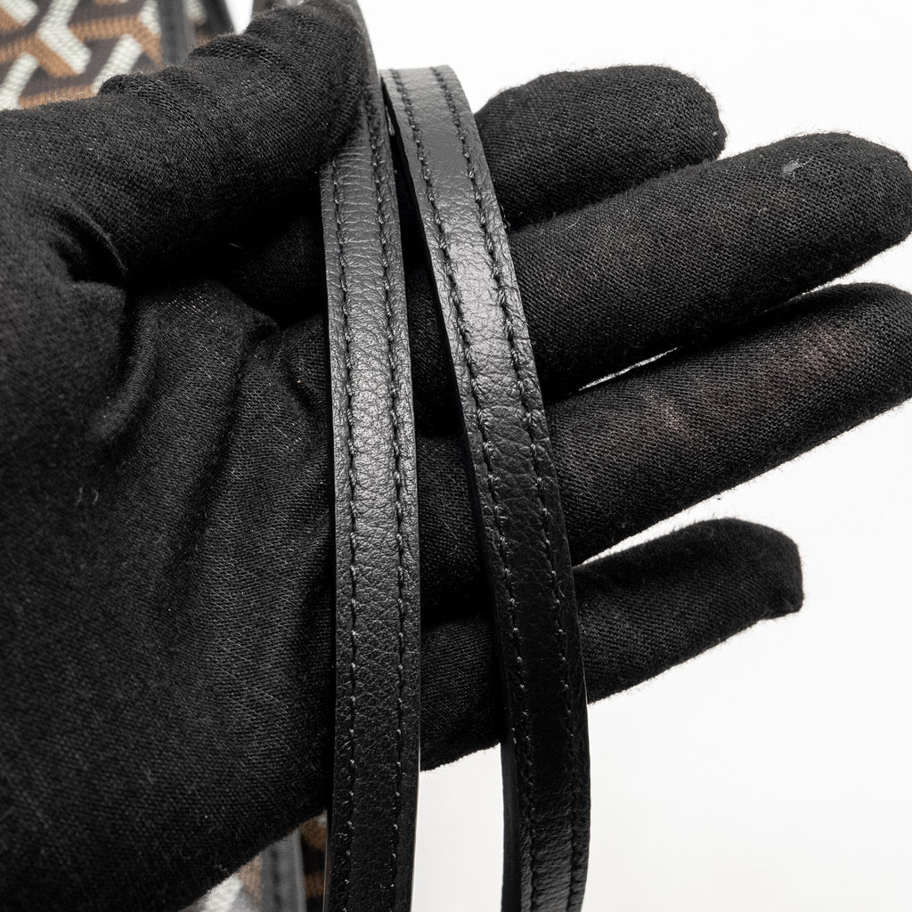 GOYARD ARTOIS PM TOTE BAG GOYARDLINE CANVAS BLACK SHW