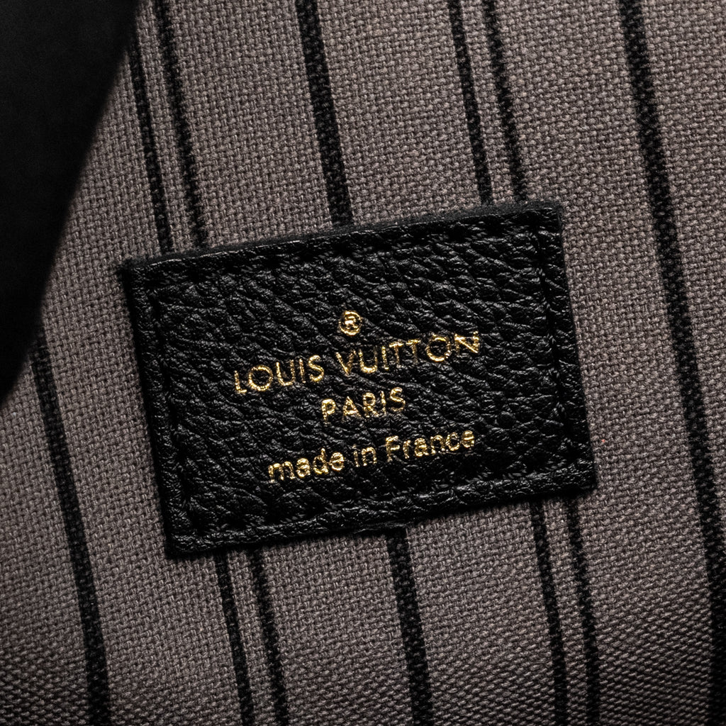 LOUIS VUITTON POCHETTE METIS MONOGRAM EMPREINTE BLACK GHW