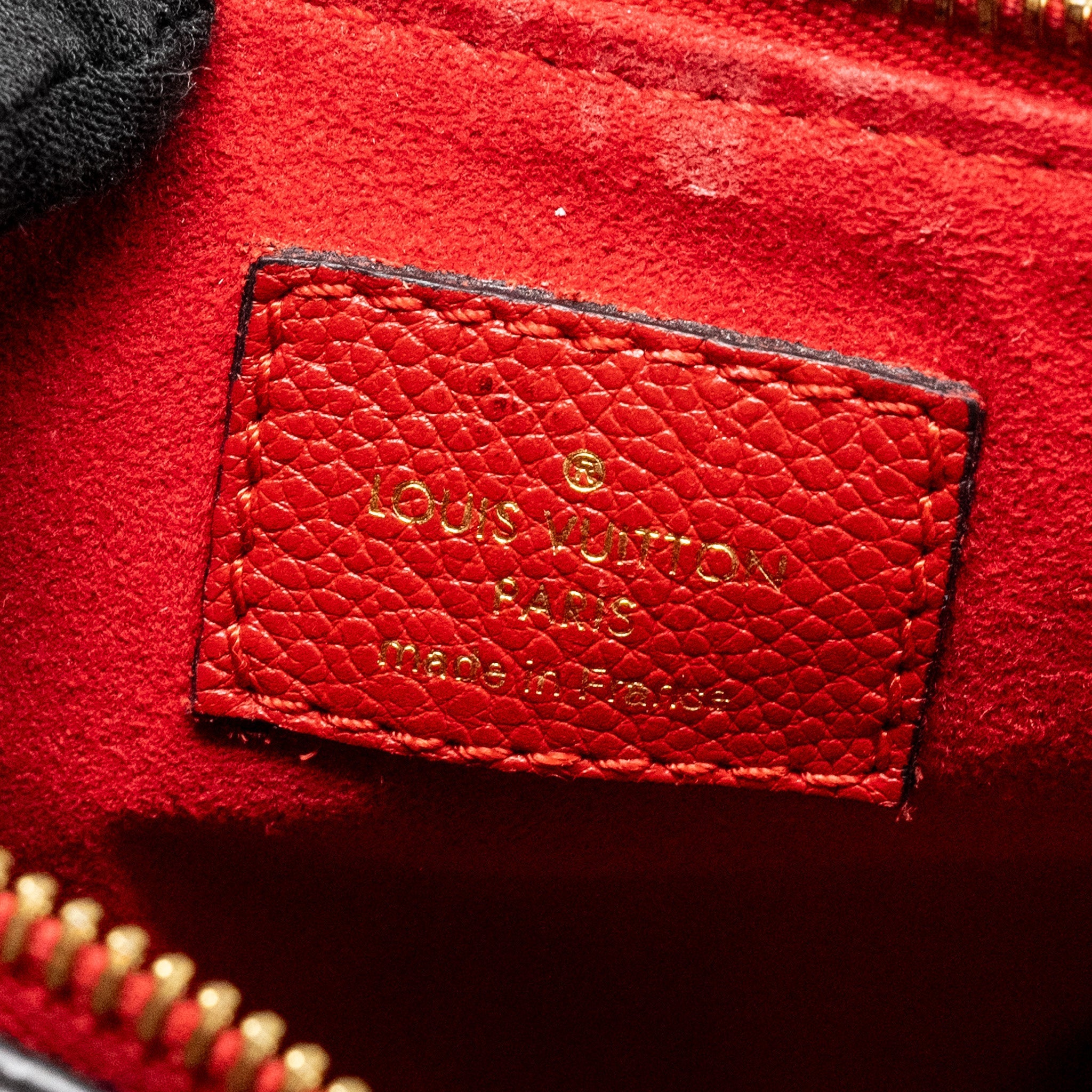 LOUIS VUITTON SURENE BB MONOGRAM CANVAS RED GHW