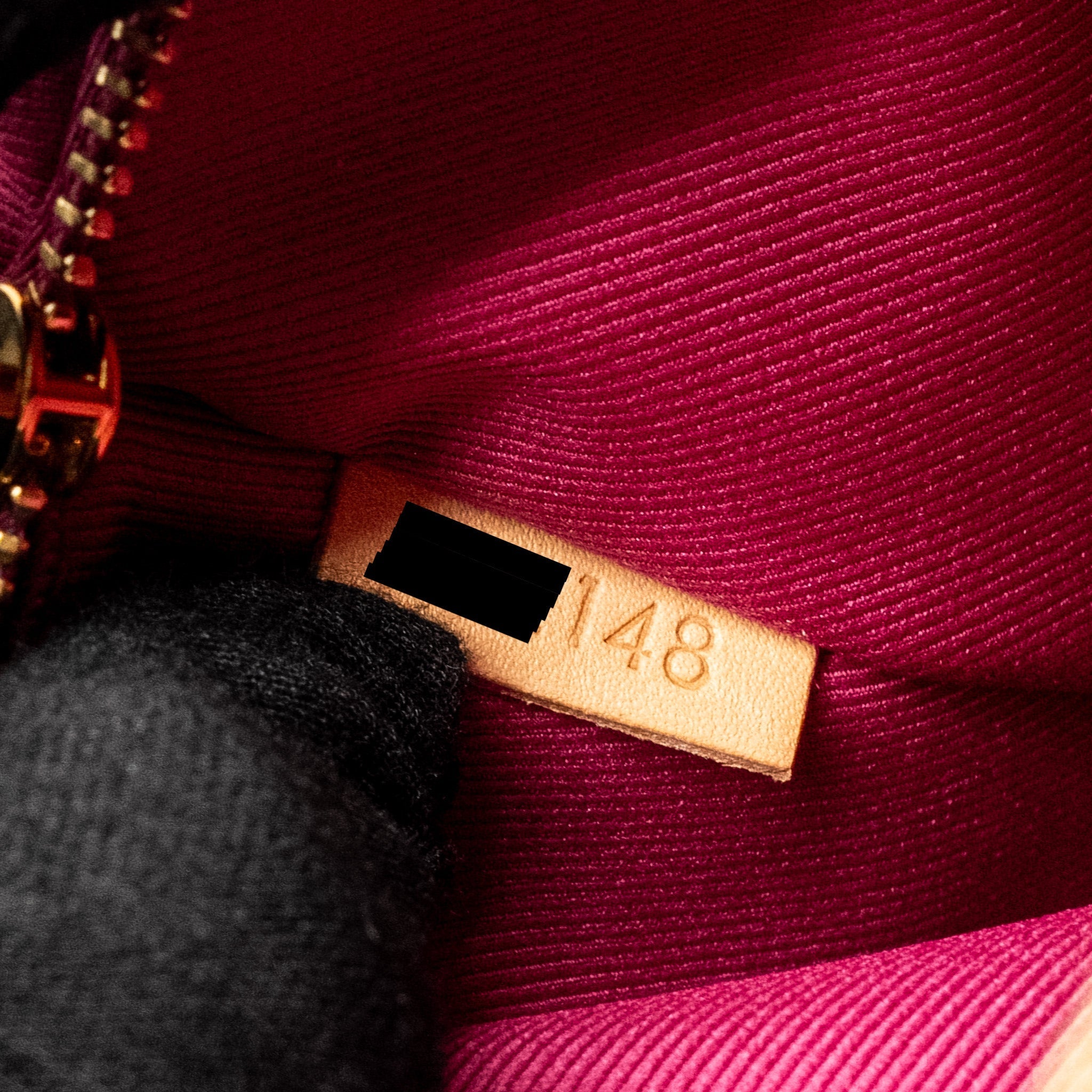 LOUIS VUITTON CLUNY BB MONOGRAM CANVAS WITH PINK STRAP GHW