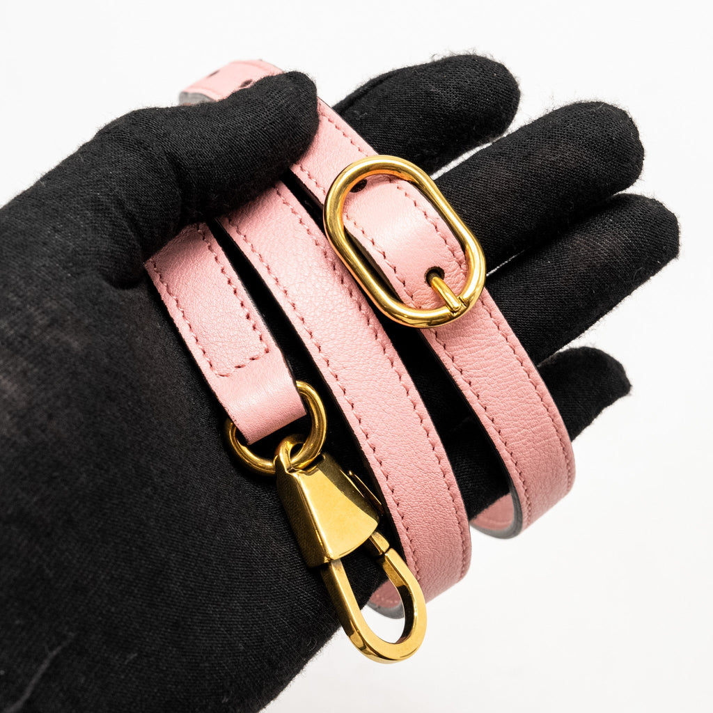 GUCCI MINI DIANA BAMBOO TOTE BAG LEATHER PINK GHW