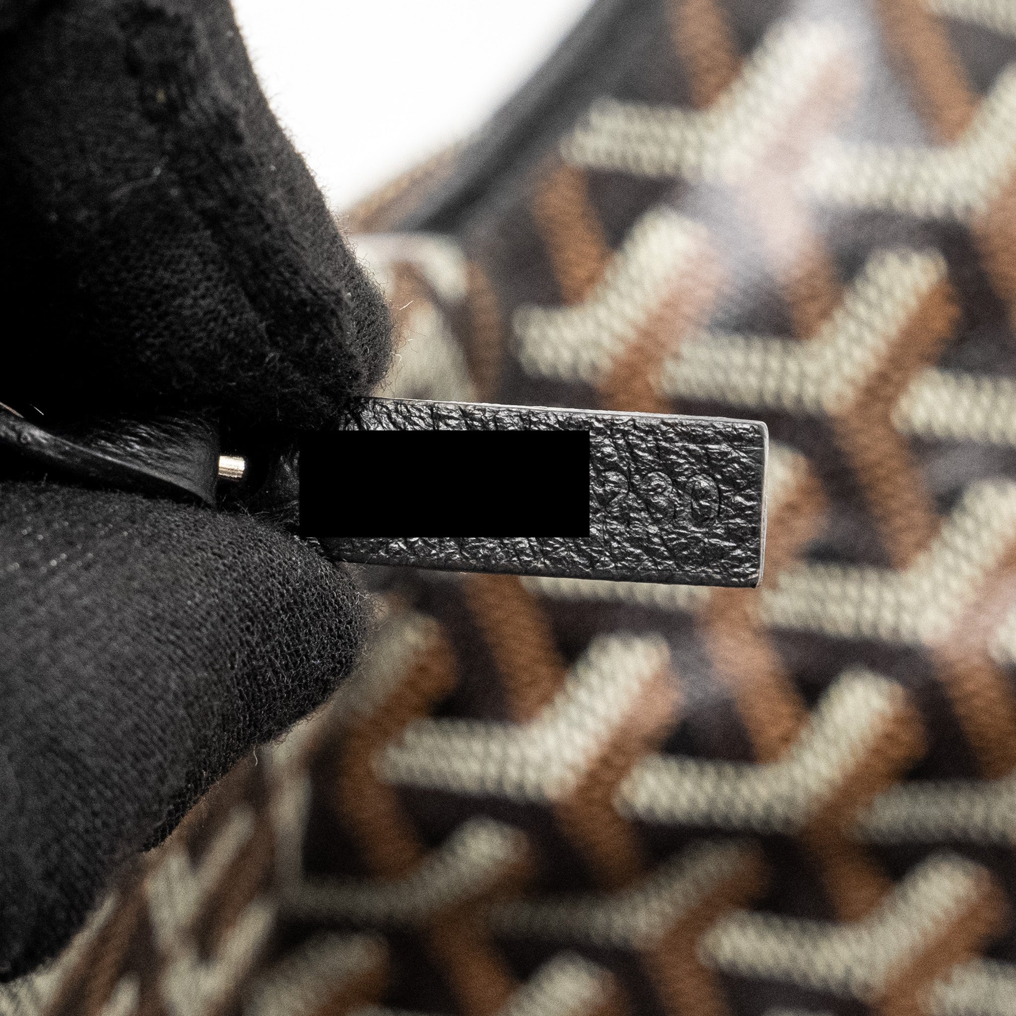 GOYARD BOHEME HOBO BAG GOYARDINE CANVAS / CALFSKIN BLACK SHW