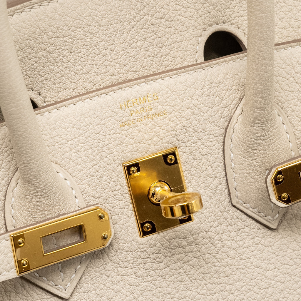 HERMES BIRKIN 25 TOGO CRAIE GHW