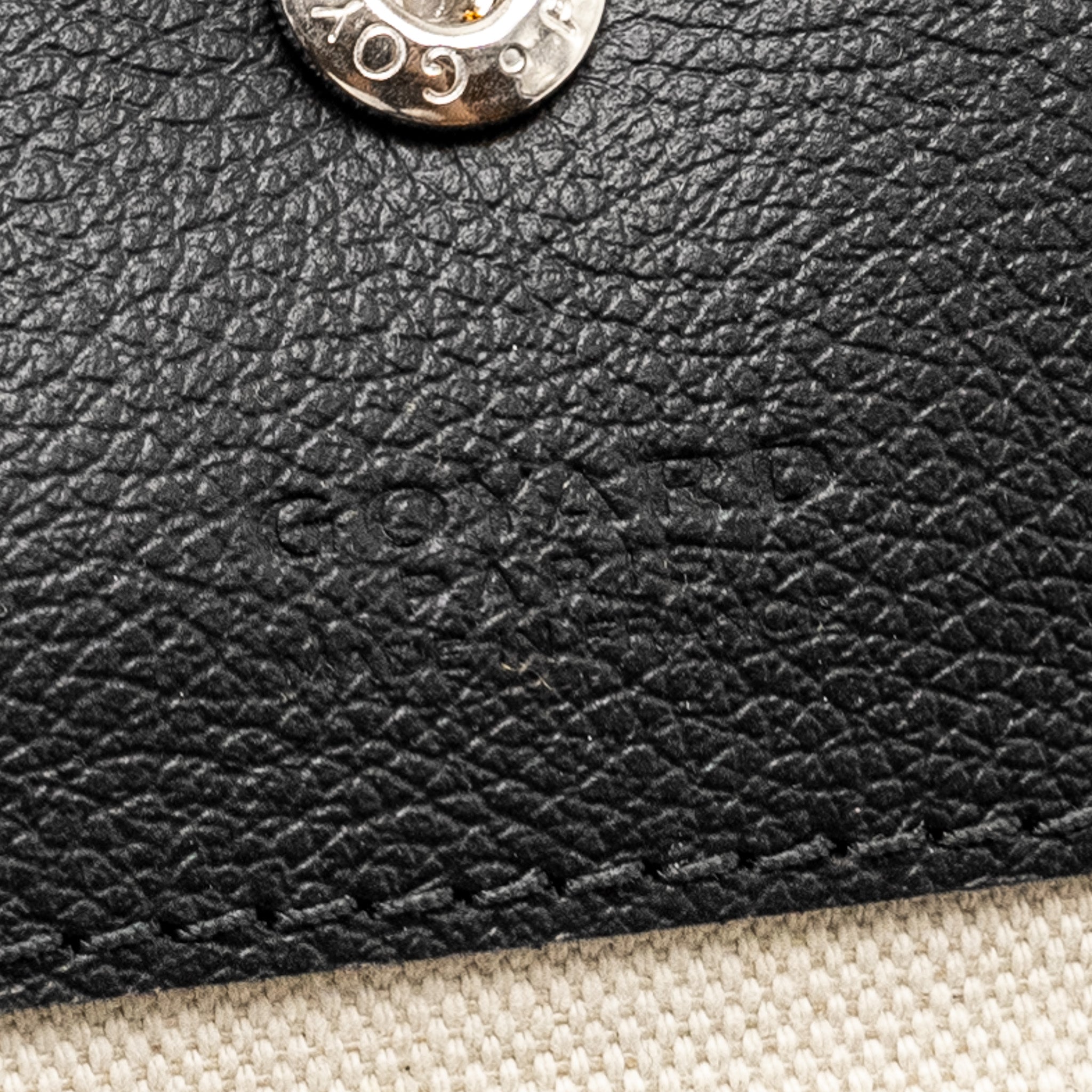 GOYARD SAINT LOUIS TOTE PM GOYARDLINE CANVAS / CALFSKIN BLACK SHW