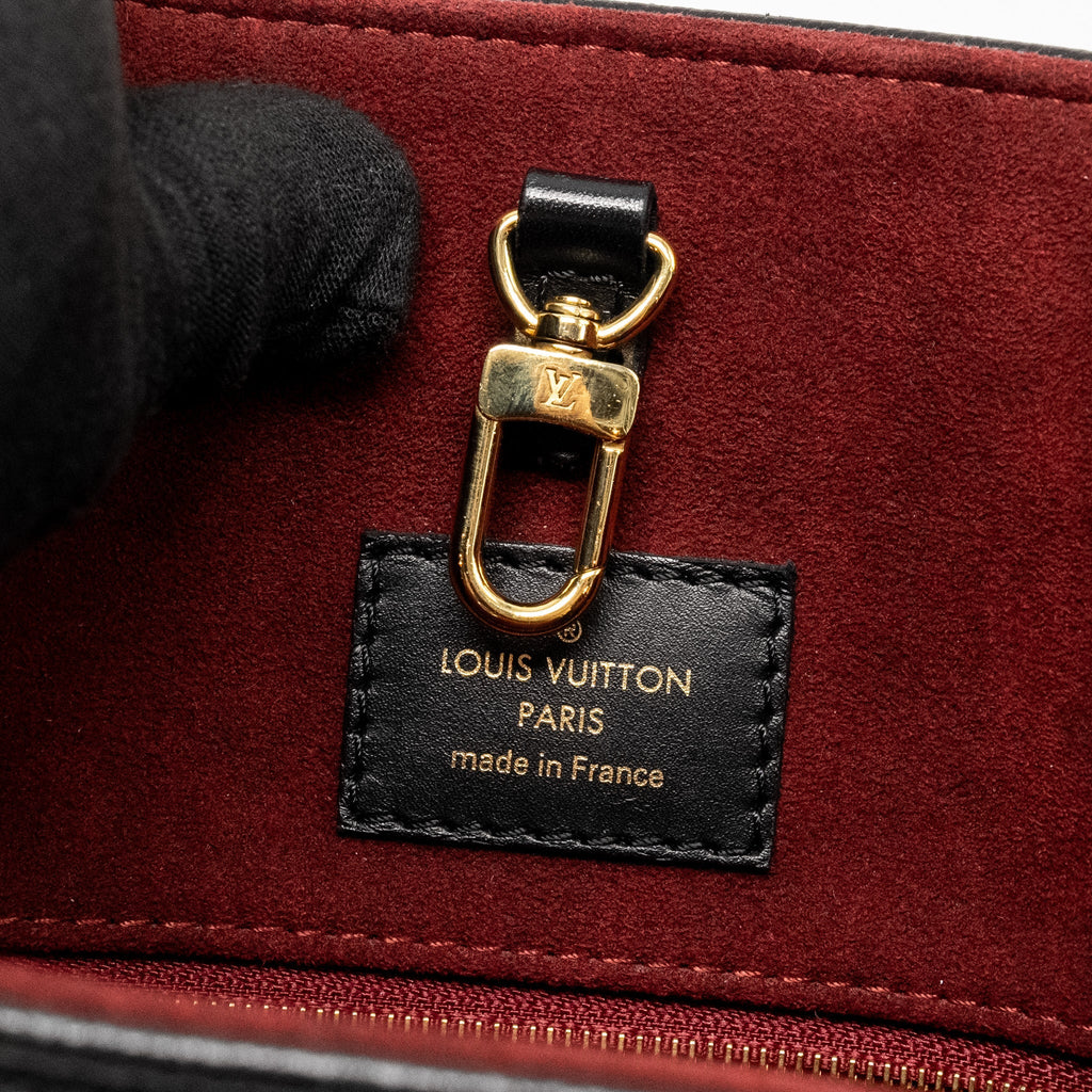 LOUIS VUITTON ONTHEGO MM BICOLOUR MONOGRAM EMPREINTE BLACK / BEIGE GHW