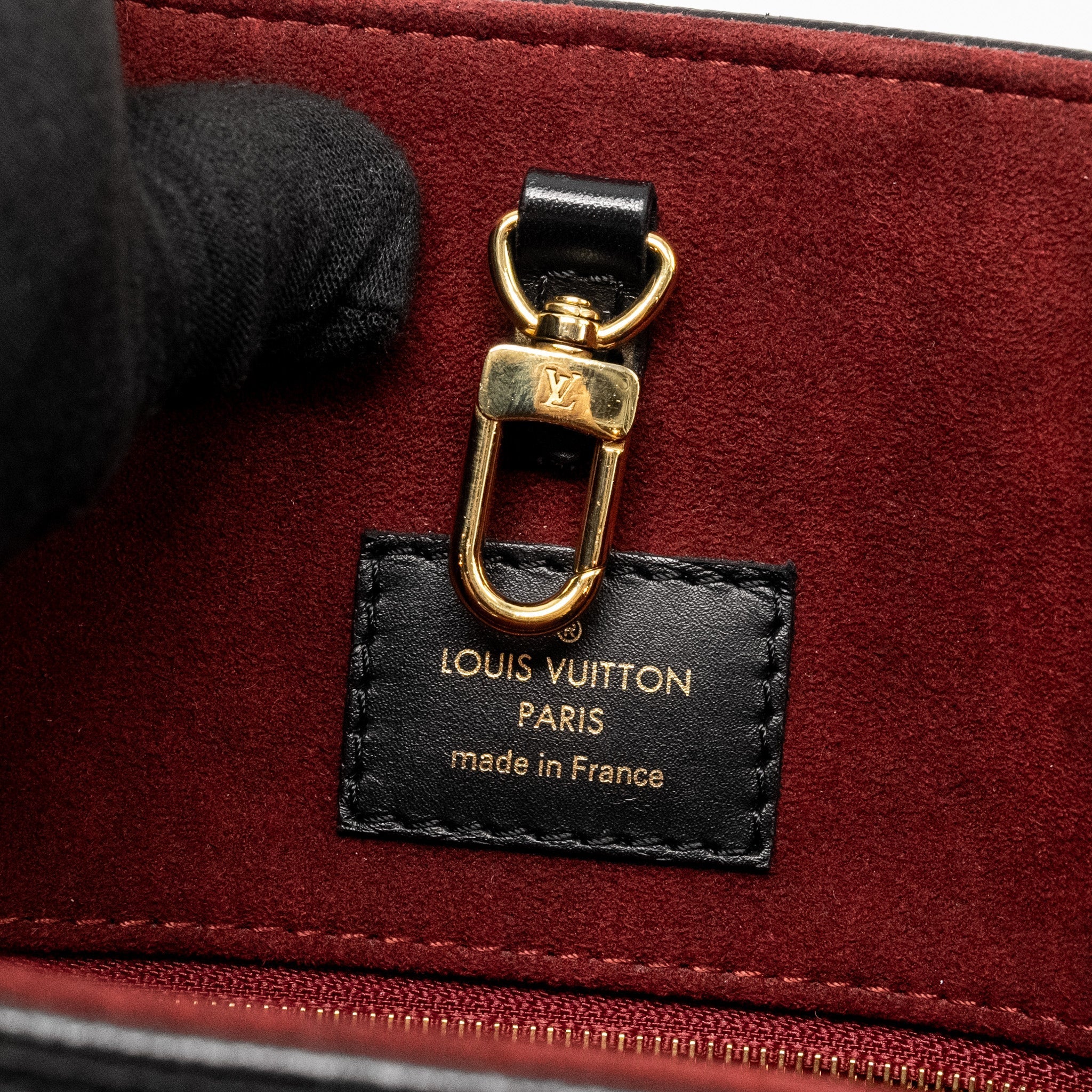 LOUIS VUITTON ONTHEGO MM BICOLOUR MONOGRAM EMPREINTE BLACK / BEIGE GHW