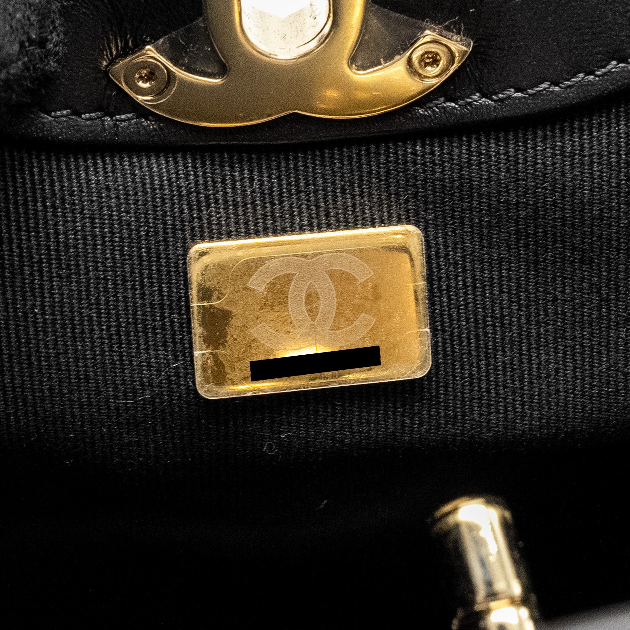 CHANEL MINI 31 BAG CALFSKIN BLACK LGHW(MICROCHIP)