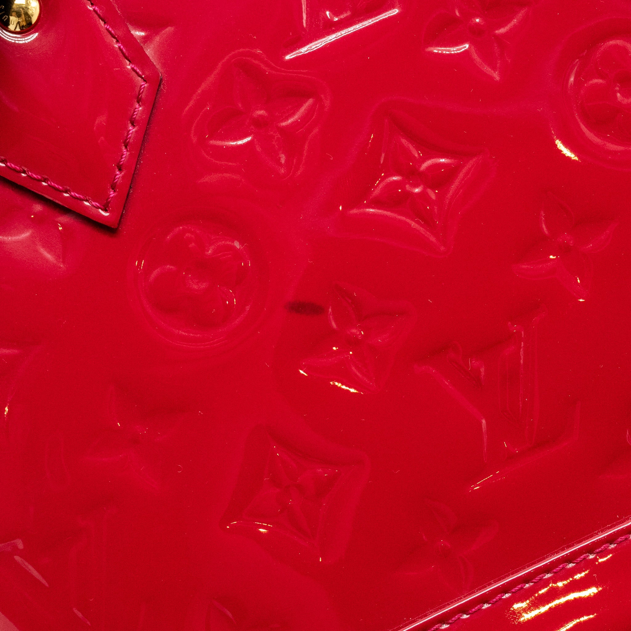 LOUIS VUITTON ALMA BB PATENT INDIAN ROSE GHW