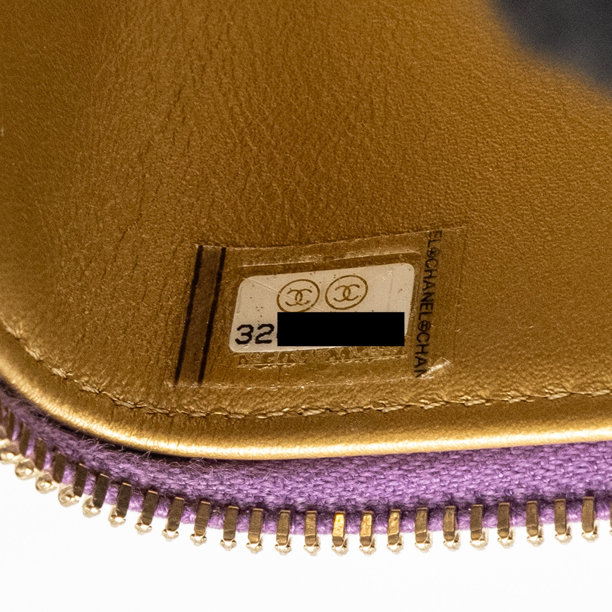 CHANEL PEARL CRUSH MINI VANITY WITH CHAIN LAMBSKIN PURPLE GHW