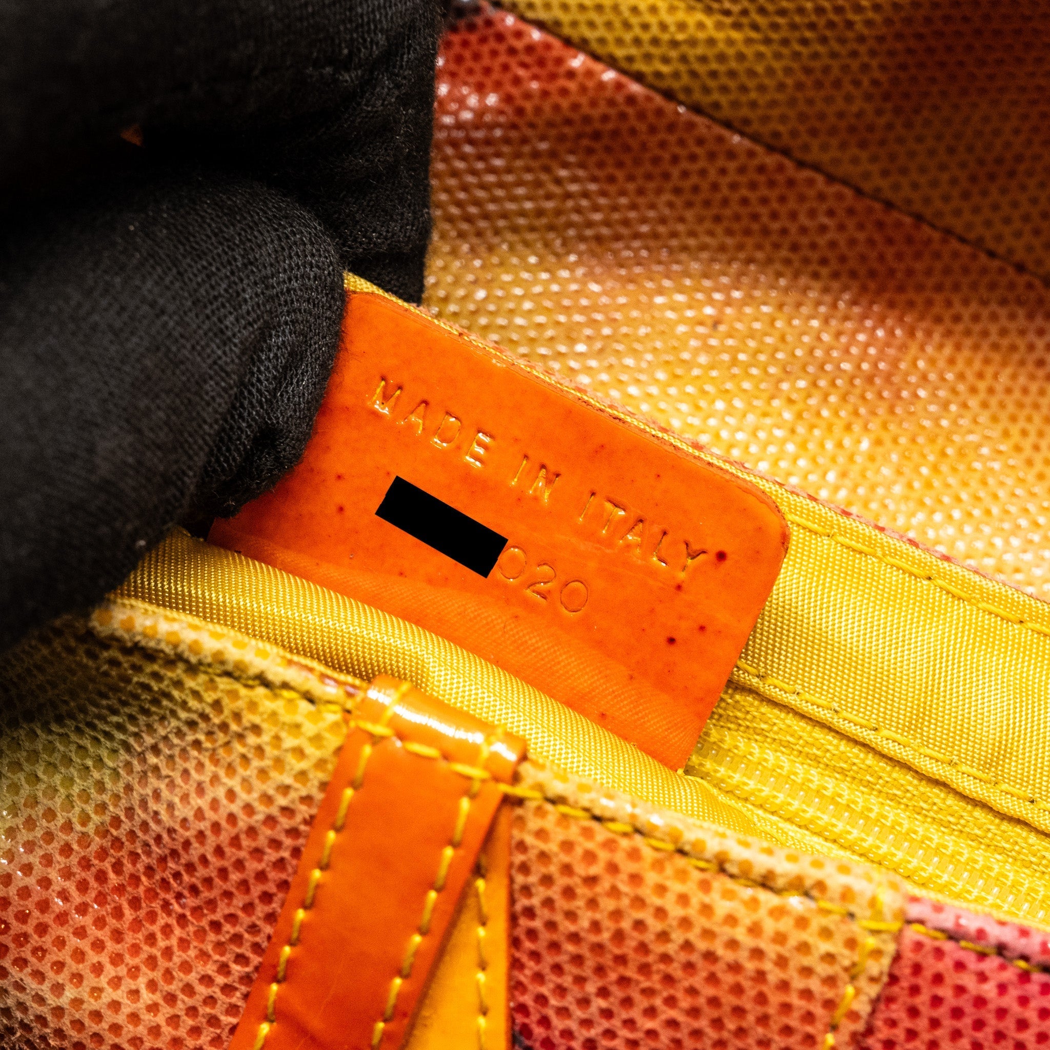 DIOR VINTAGE MINI SADDLE BAG FABRIC/LEATHER MULTICOLOUR GHW