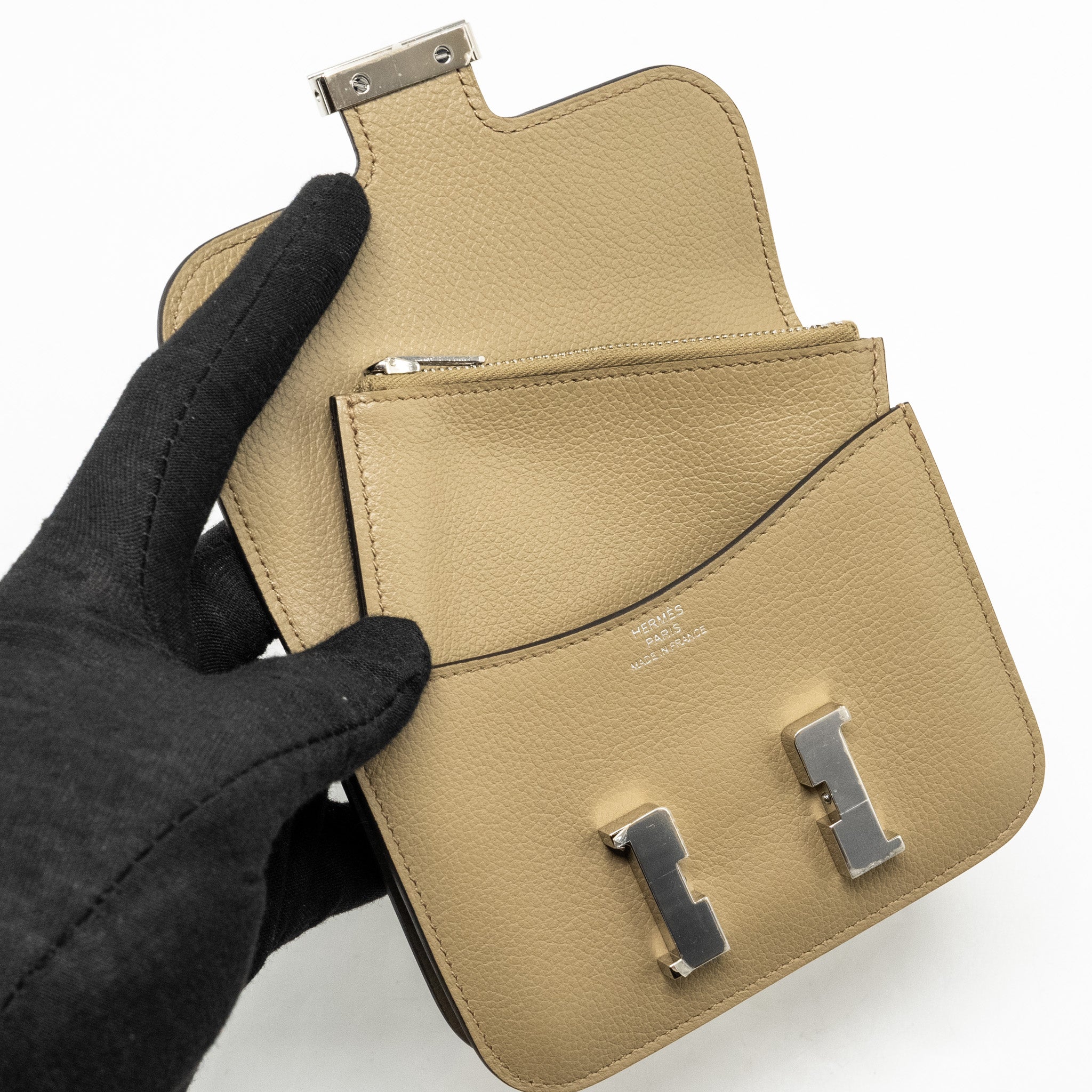 HERMES CONSTANCE SLIM EVERCOLOR BEIGE MARFA SHW