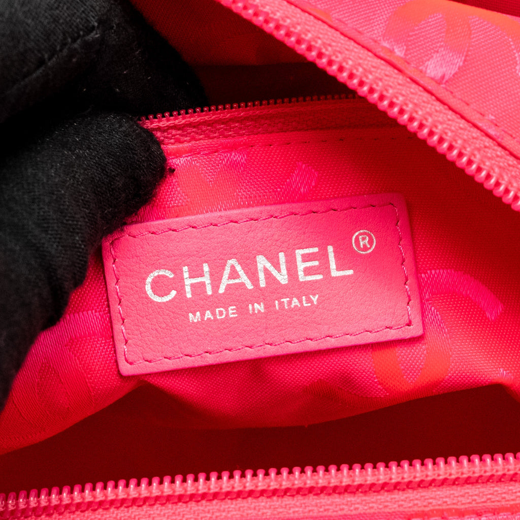 CHANEL CAMBON LIGNE TOTE BAG CALFSKIN BLACK SHW