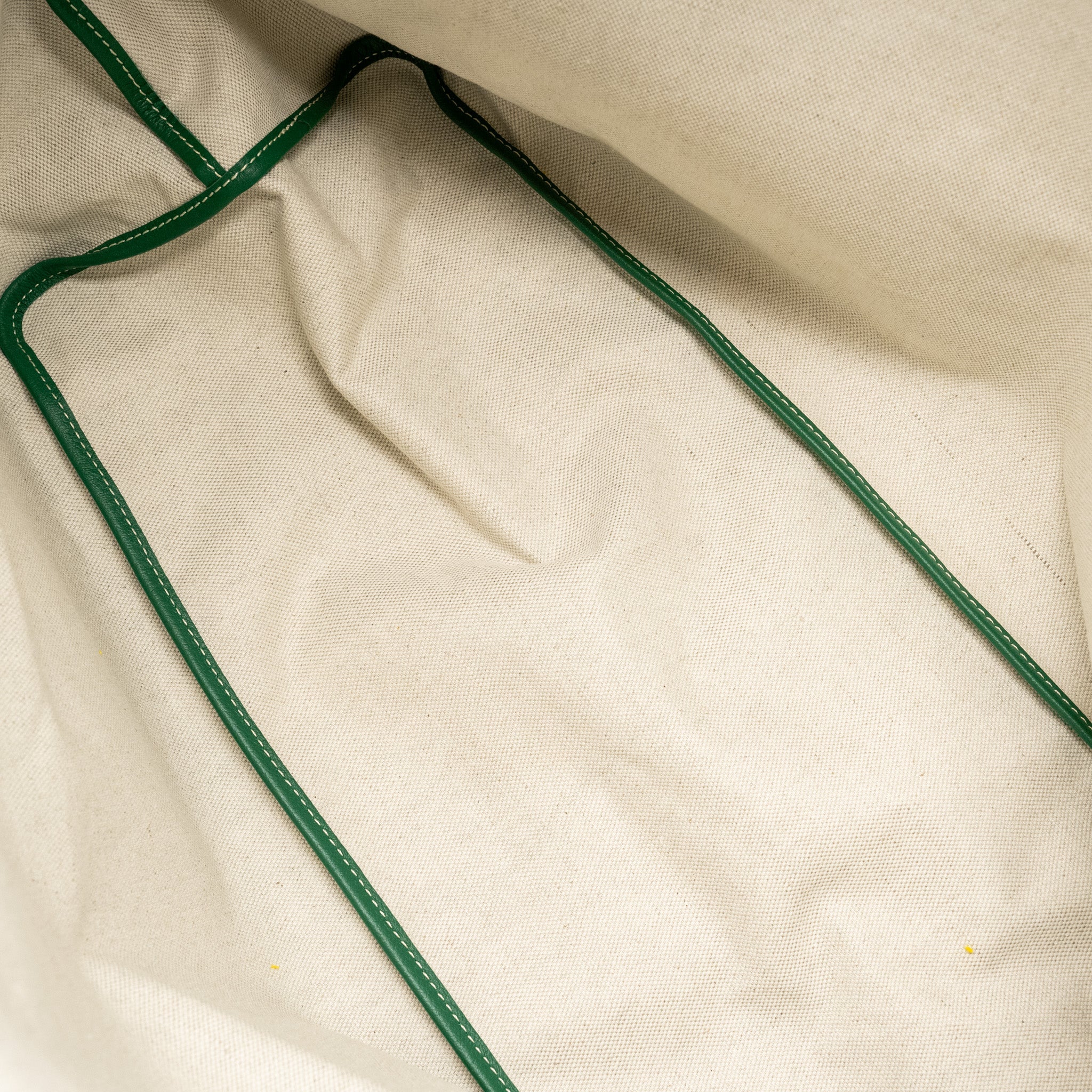 GOYARD SAINT LOUIS GM TOTE BAG CANVAS / CALFSKIN GREEN SHW