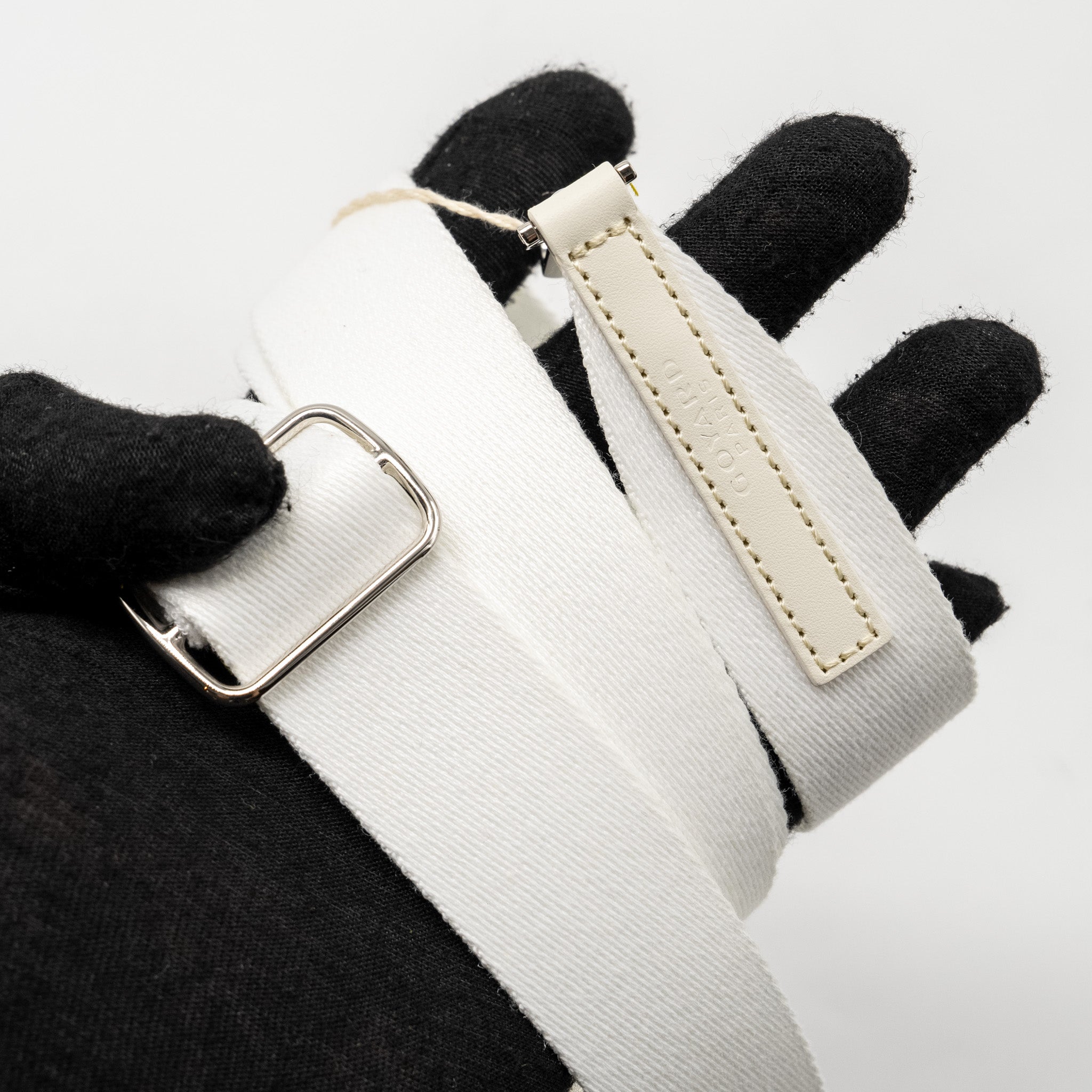 GOYARD MINI VENDOME MINI BAG GOYARDINE CANVAS/ CALFSKIN WHITE SHW