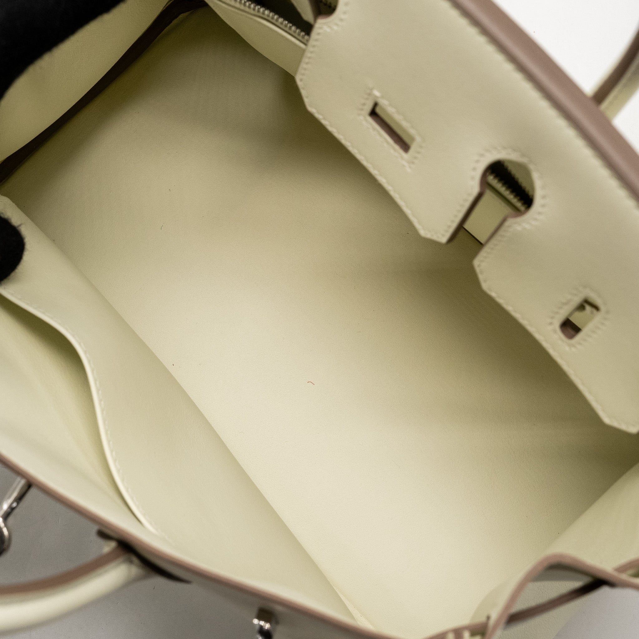 HERMES BIRKIN 25 SWIFT MUSHROOM SHW