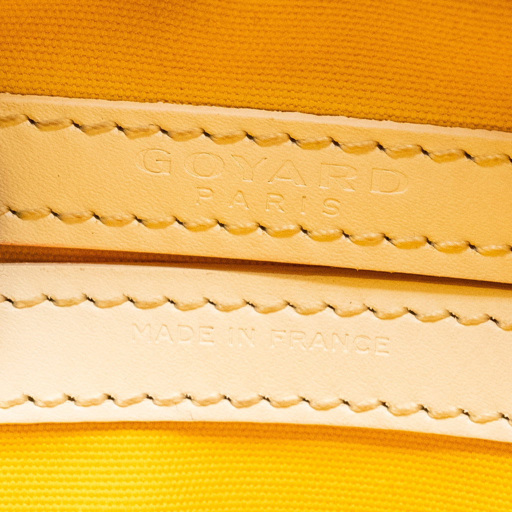 GOYARD CAPE VERT CROSSBODY BAG GOYARDLINE CANVAS WHITE SHW