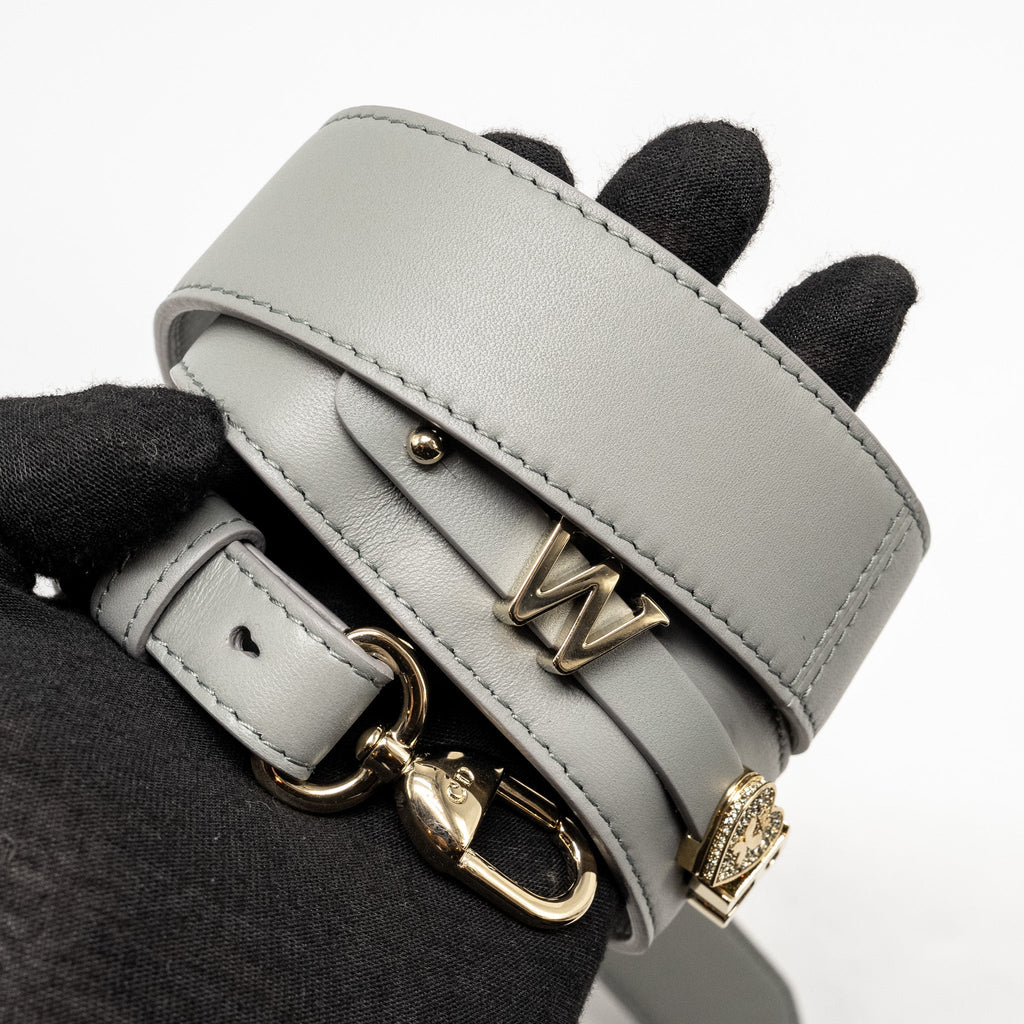 DIOR MY ABC DIOR SMALL LADY DIOR LAMBSKIN STONE GREY LGHW