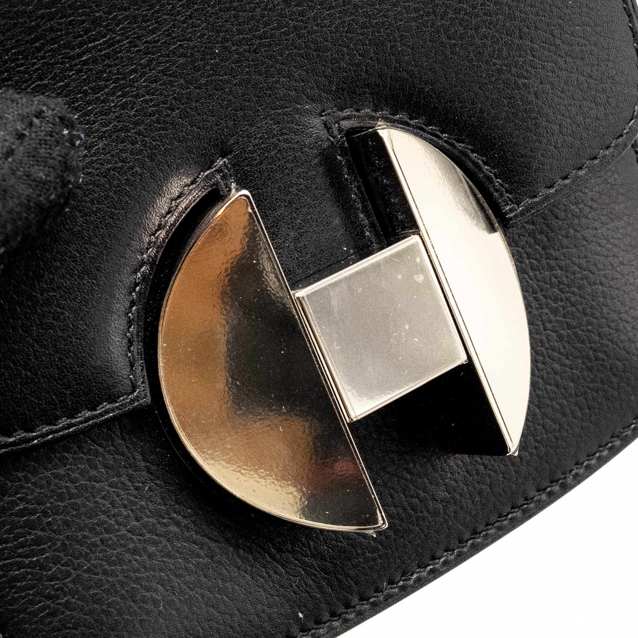 HERMES 2002 WALLET EVERCOLOR BLACK SHW