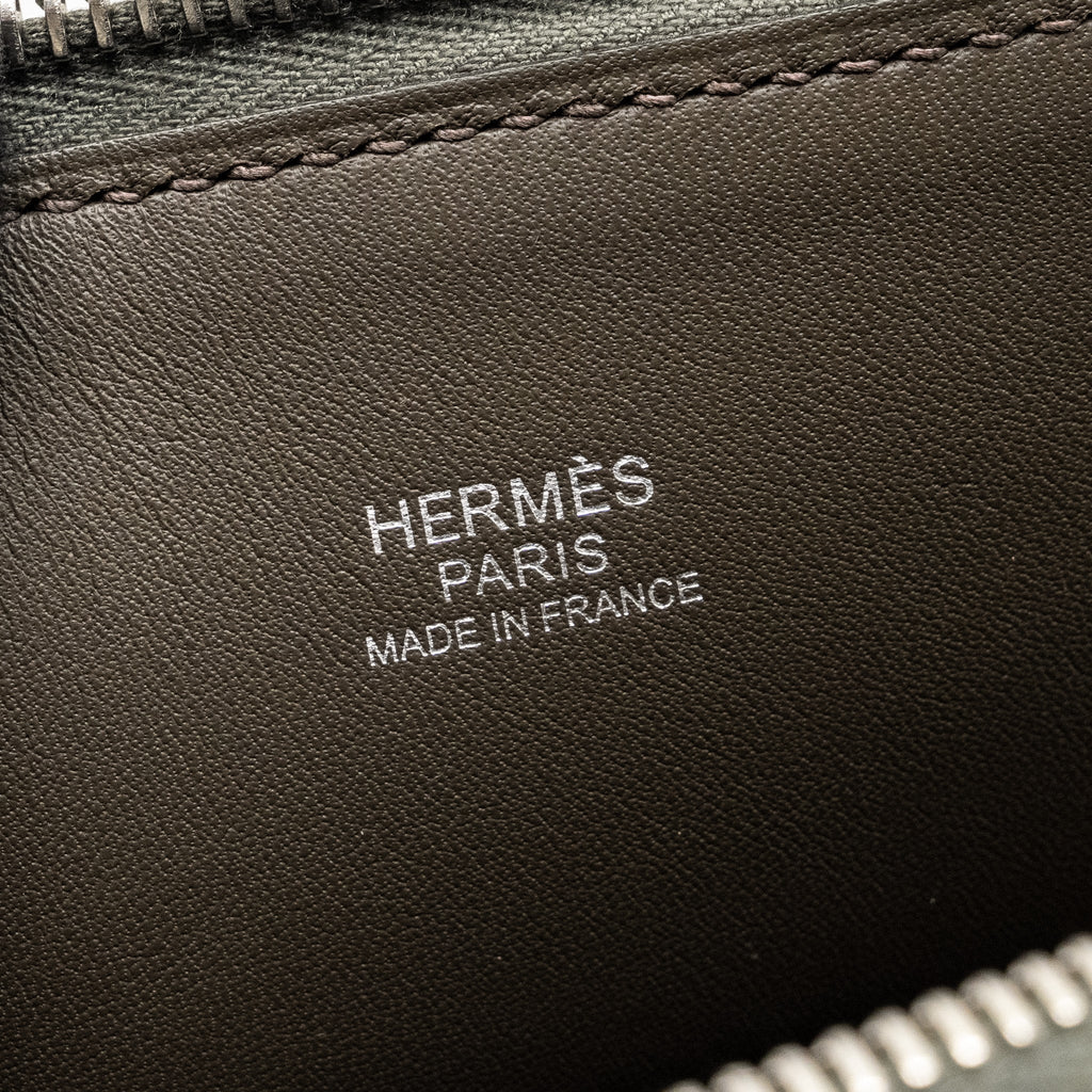 HERMES BOLIDE SKATEBOARD 31 TOGO VERT DE GRIS/NATURAL SABLE/MULTICOLOUR SHW