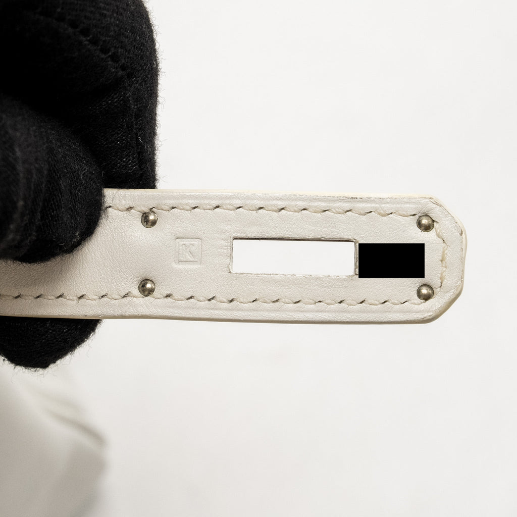 HERMES KELLY 28 EVERCOLOR BLANC SHW