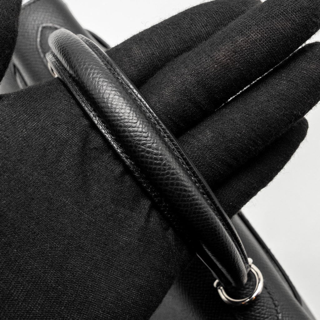 HERMES KELLY 25 EPSOM BLACK SHW