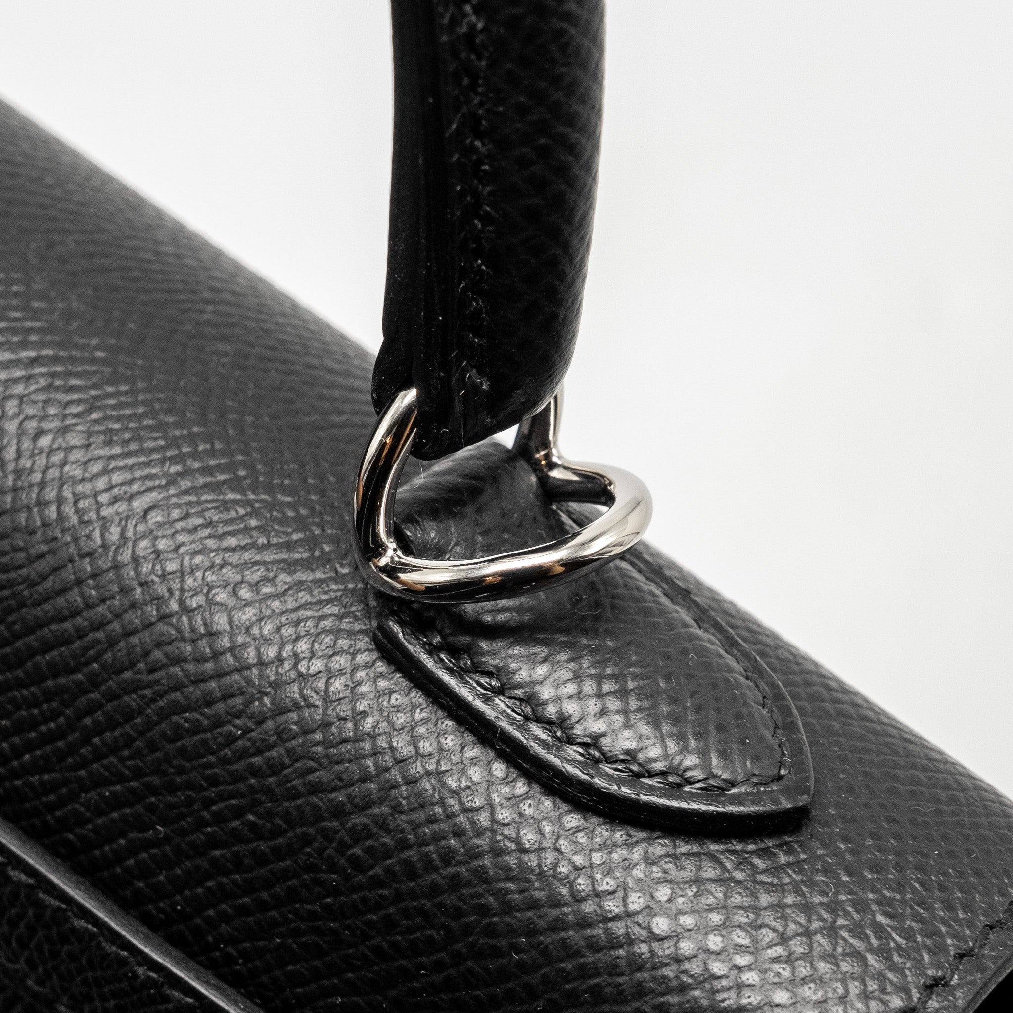 HERMES KELLY 25 EPSOM BLACK SHW