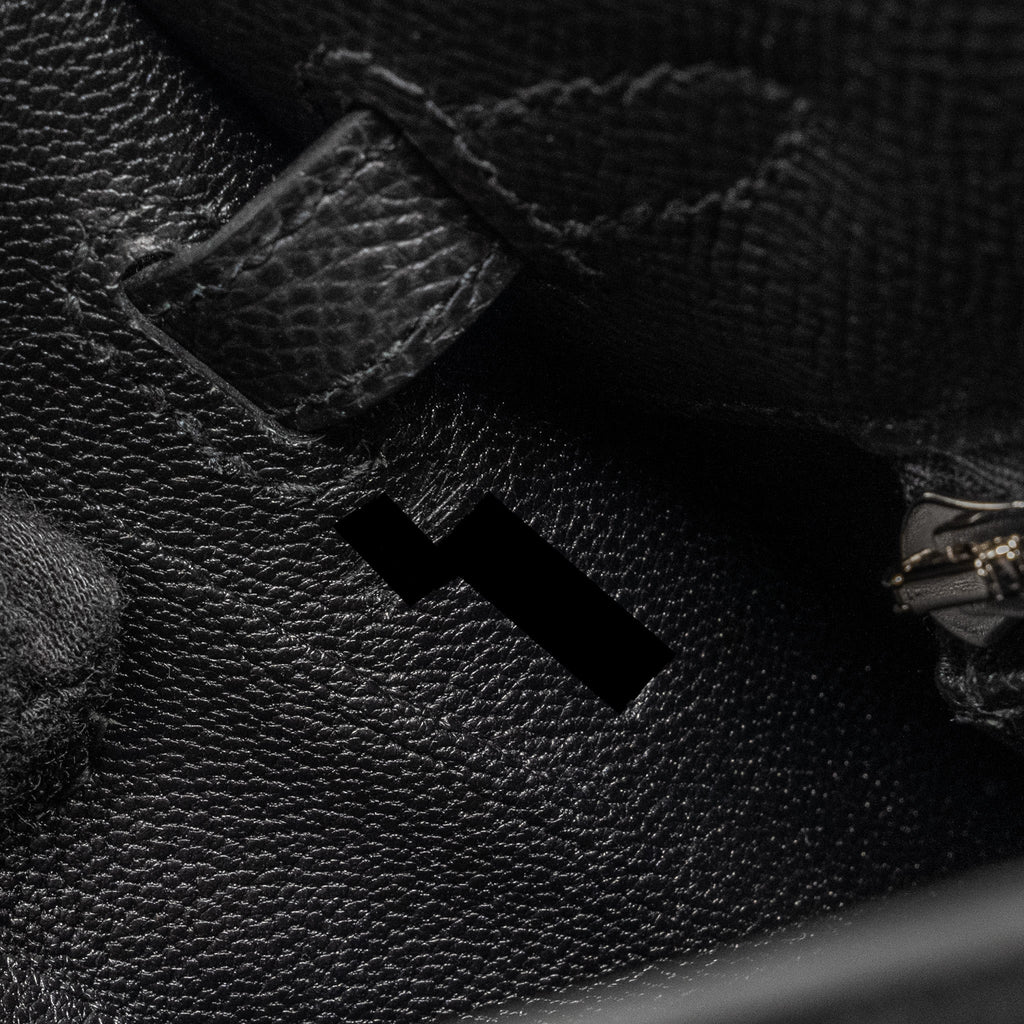 HERMES KELLY 25 EPSOM BLACK SHW