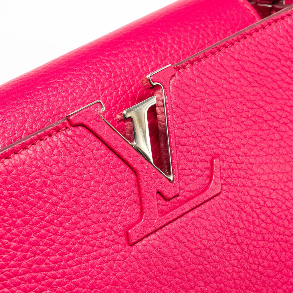 LOUIS VUITTON CAPUCINES TAURILLON HOT PINK SHW