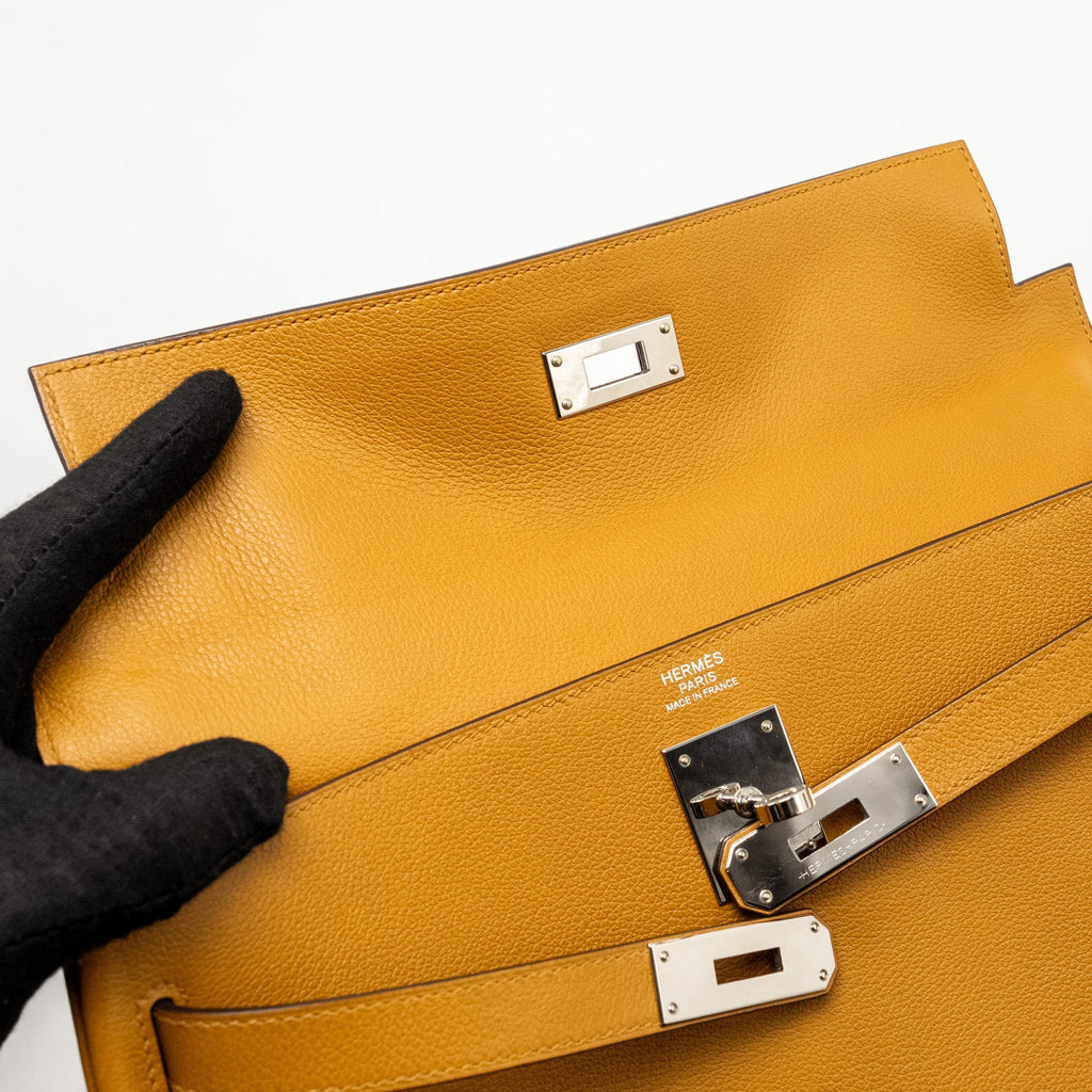 HERMES KELLY 32 EVERCOLOR CARAMEL / ROSE D’ETE SHW
