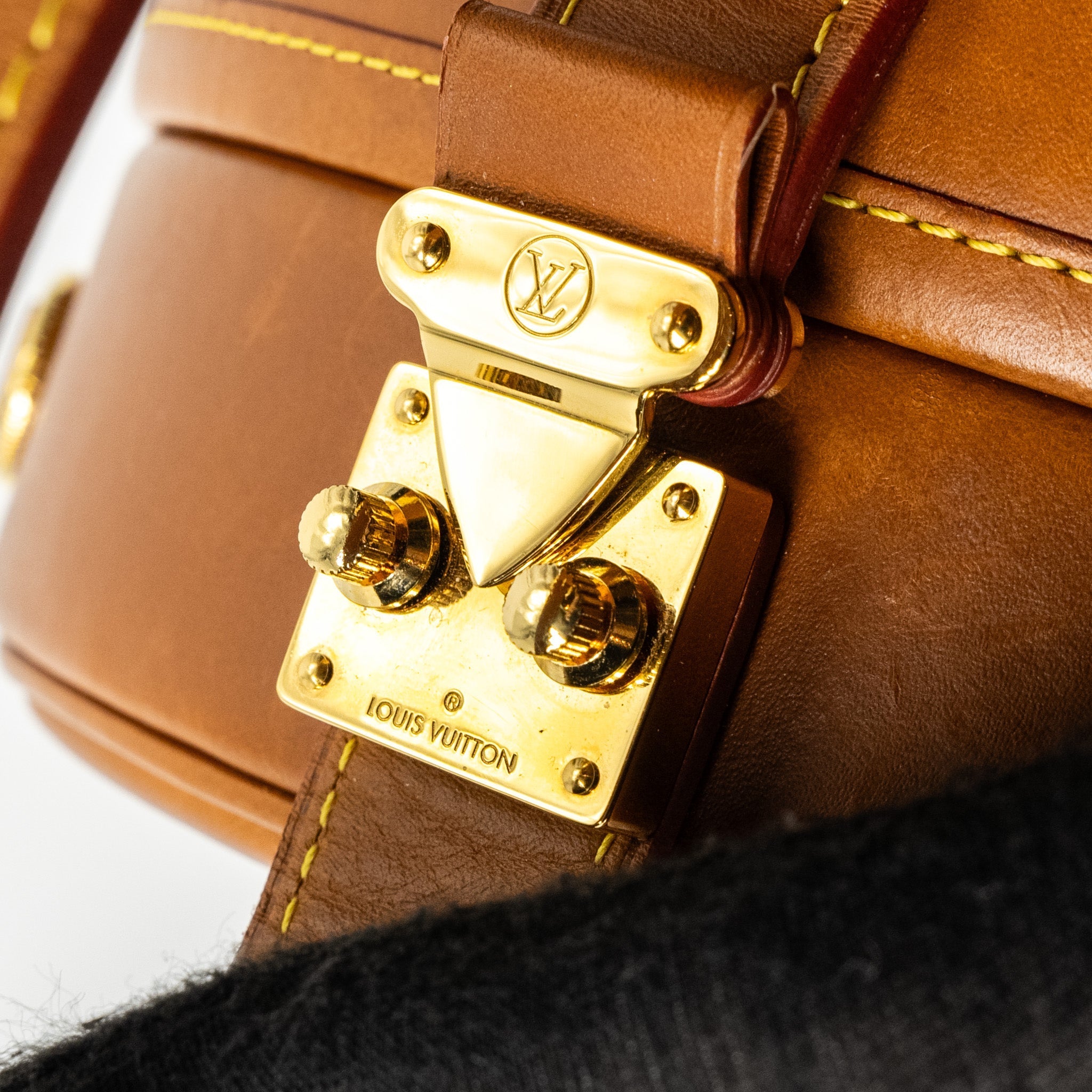 LOUIS VUITTON BOITE CHAPEAU BAG LIMITED EDITION GRACE CODDINGTON CATOGRAM PETIT CALFSKIN BROWN GHW