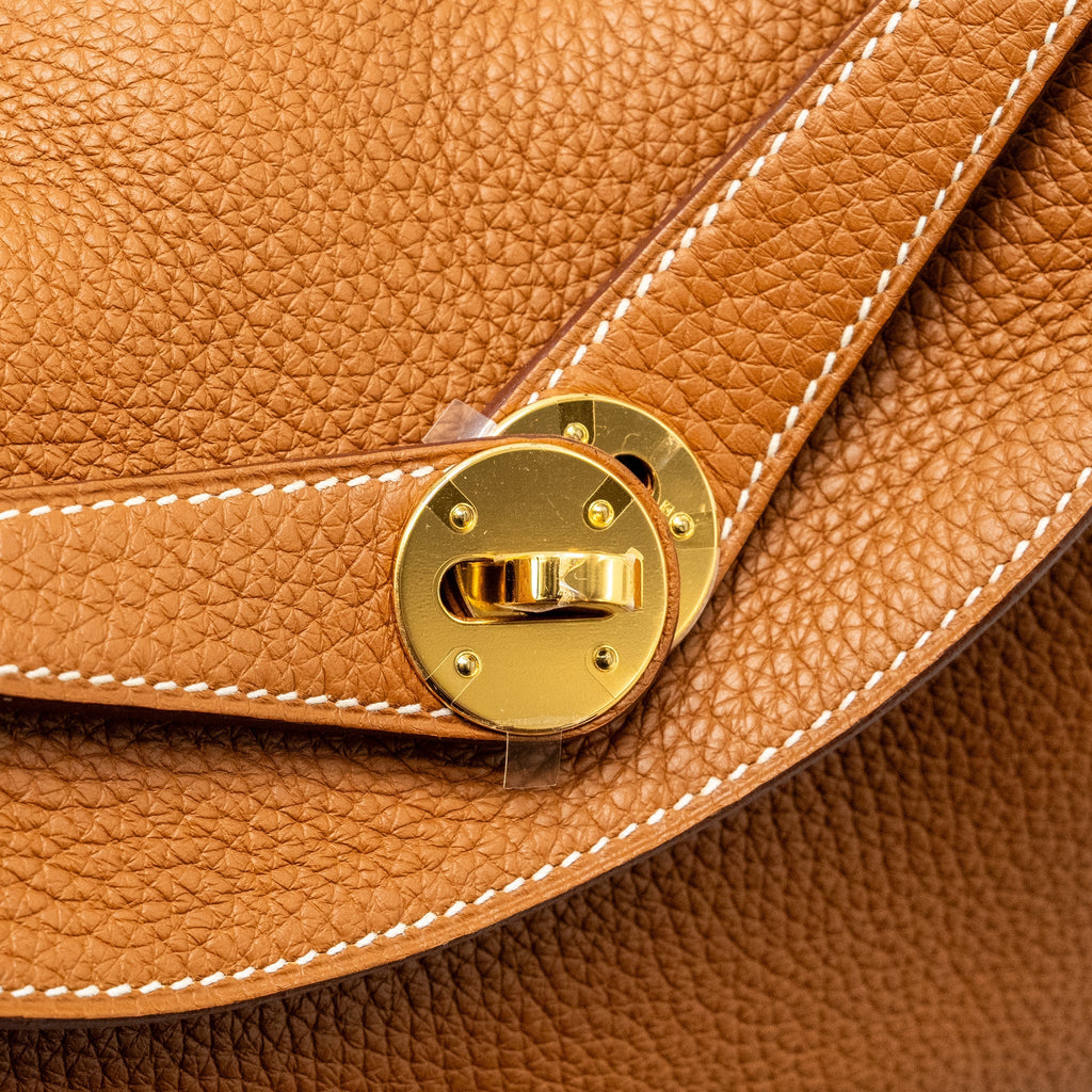 HERMES LINDY 30 CLEMENCE GOLD GHW