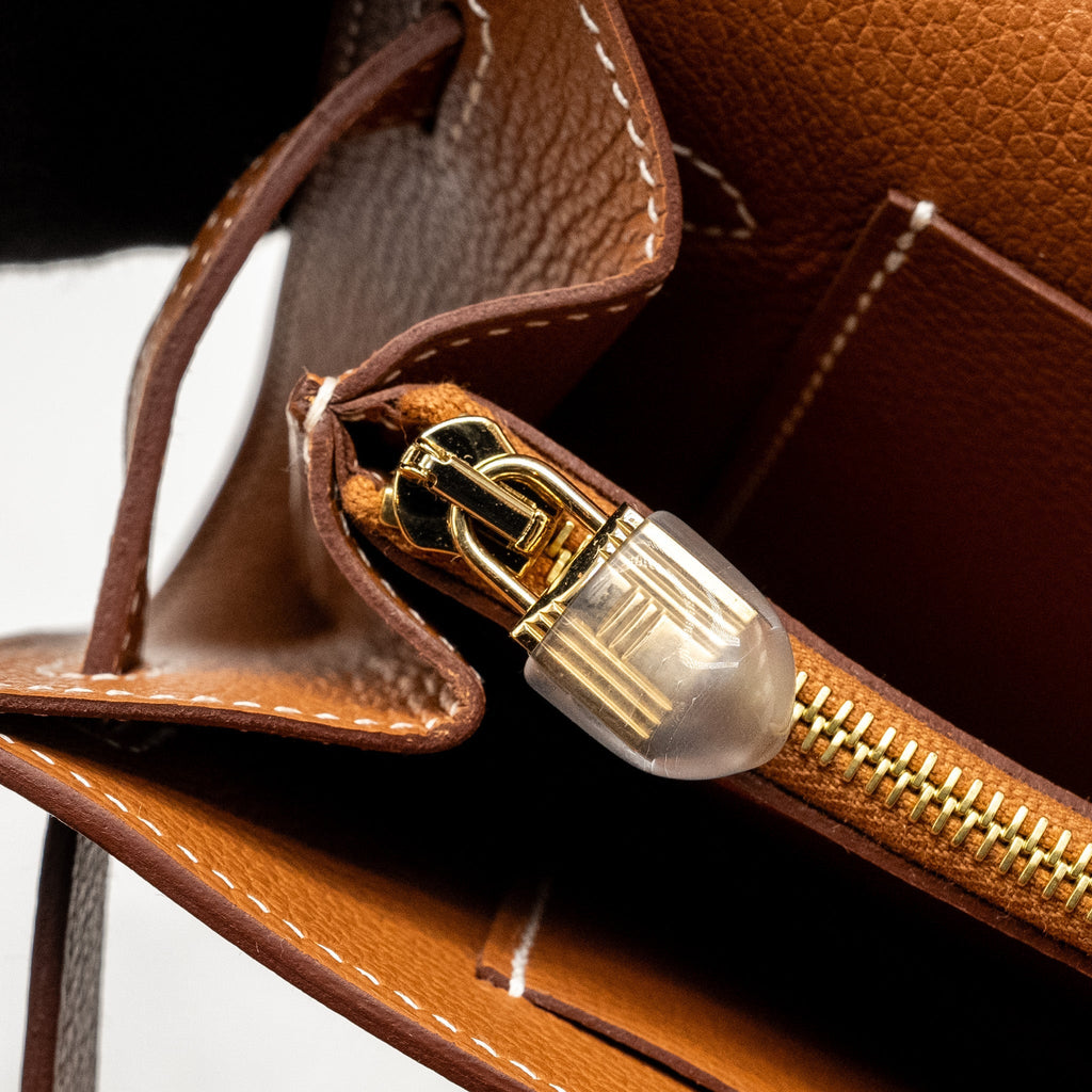 HERMES KELLY TO GO EVERCOLOR GOLD GHW