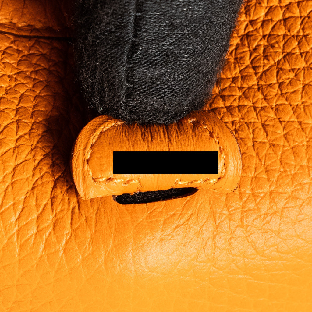 HERMES MINI EVELYNE CLEMENCE ORANGE GHW