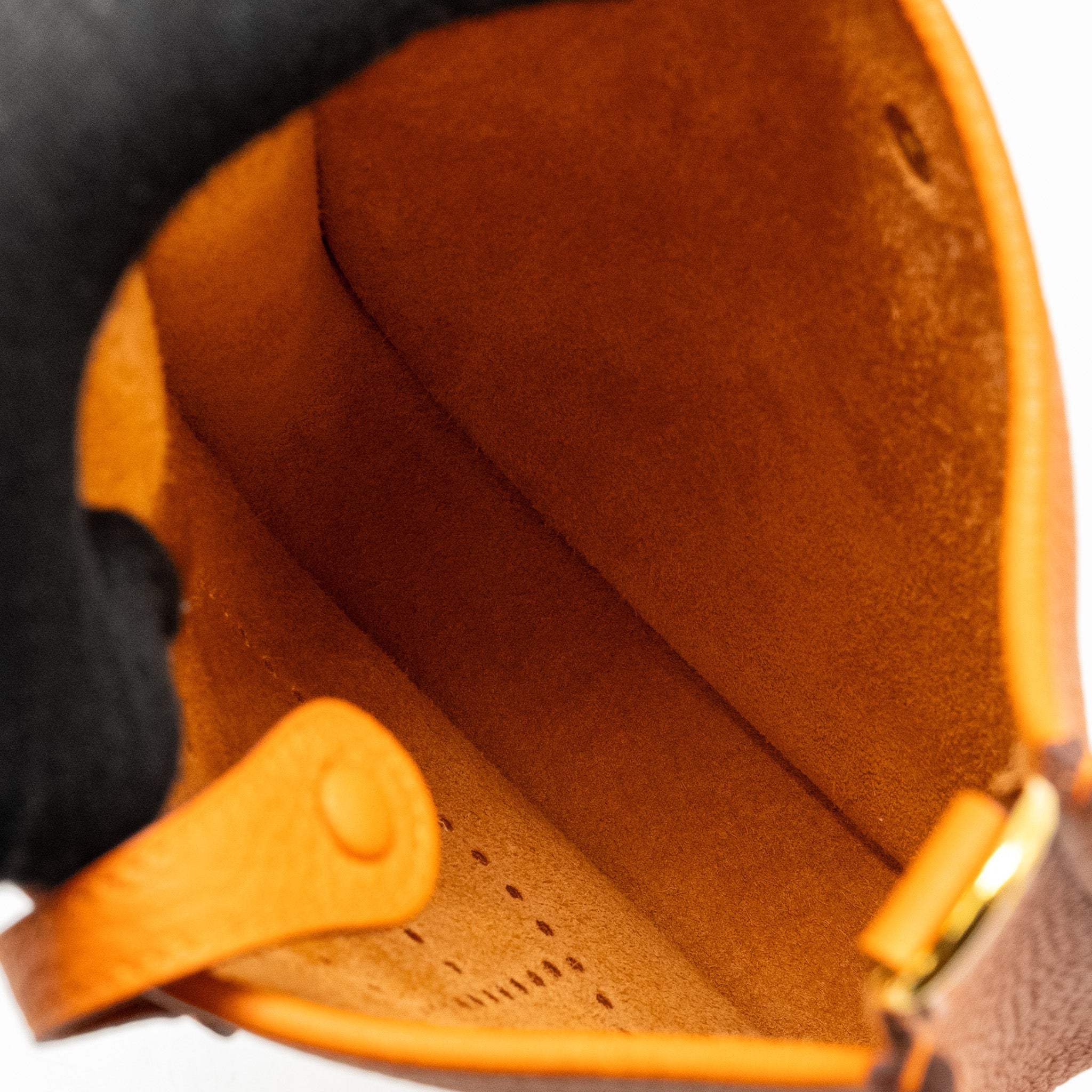 HERMES MINI EVELYNE CLEMENCE ORANGE GHW