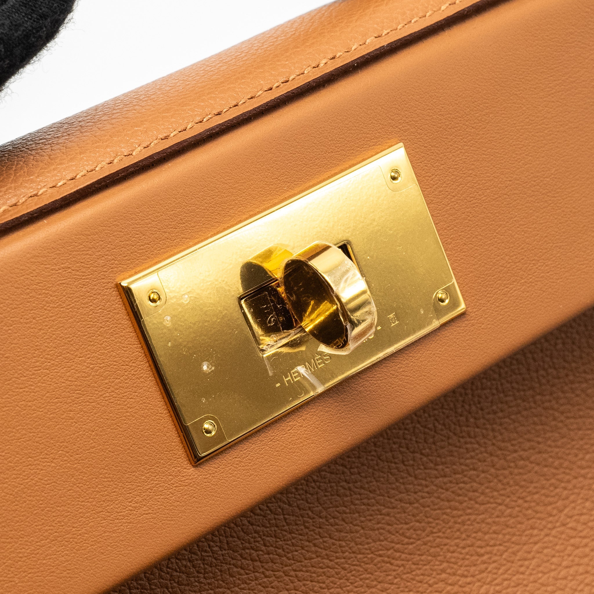 HERMES MINI 24/24 2424-21 BAG EVERCOLOR/SWIFT GOLD GHW