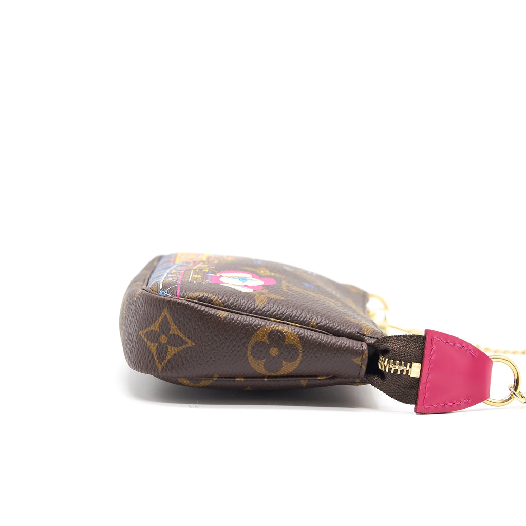 LOUIS VUITTON MINI POCHETTE ACCESSORIES M69752 CHRISTMAS LIMITED EDITION