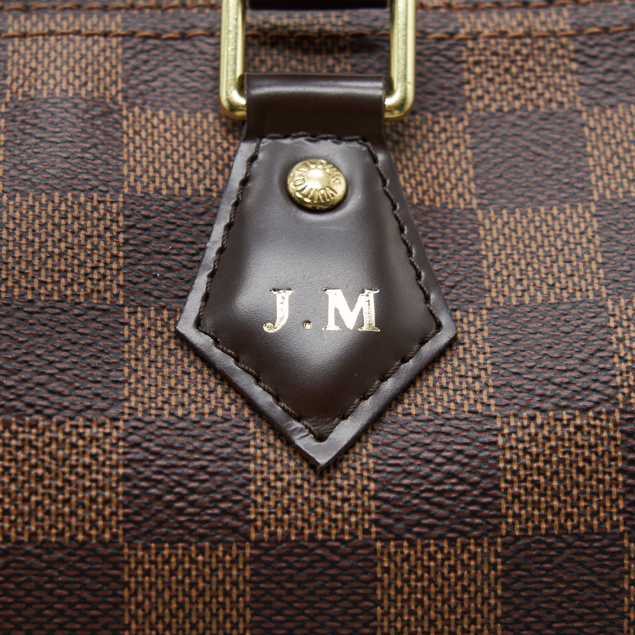 LOUIS VUITTON SPEEDY 25 DAMIER EBENE WITH STRAP